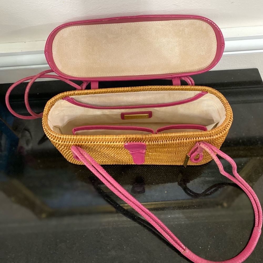 Elliott Lucca Tan Woven Shoulder Bag - Picture 8 of 9